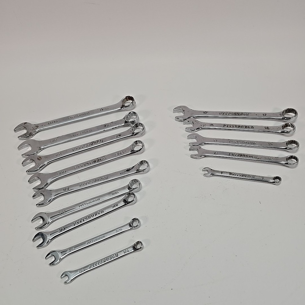 PITTSBURGH 14pc Combination Wrench Sets Metric & SAE ITEM